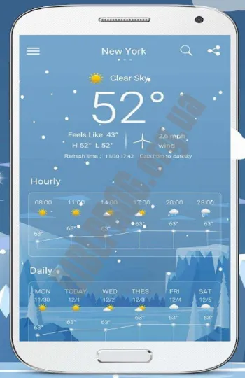 Скриншот Weather Forcast 3