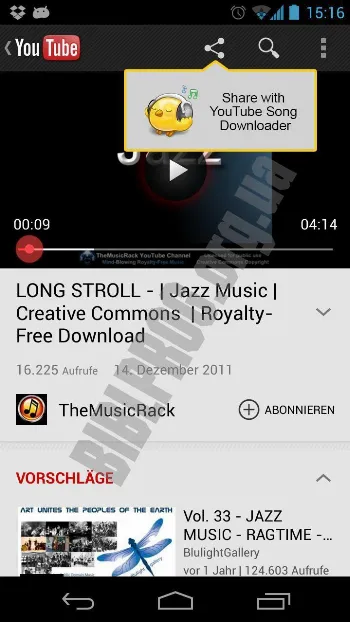 Скриншот YouTube Song Downloader 2