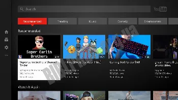 Скриншот YouTube for Android TV 1