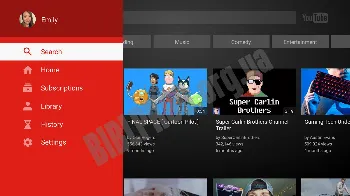 Скриншот YouTube for Android TV 2