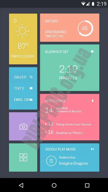 Скриншот Zooper Widget 3