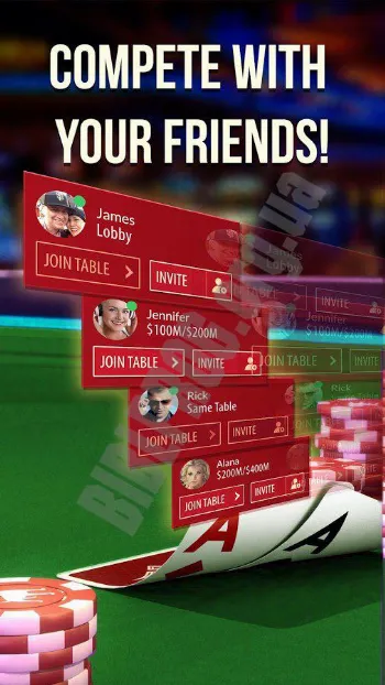 Скриншот Zynga Poker 2